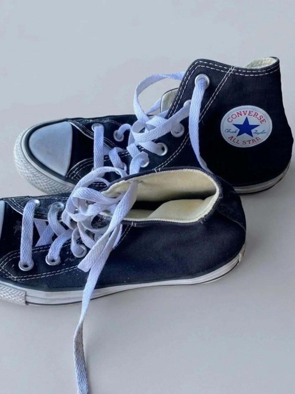 Canvas High Top Sneakers Womens Size 6